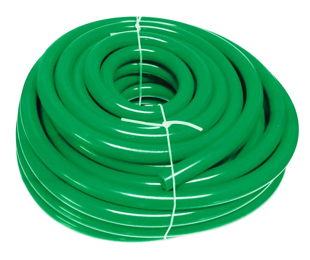 3/4" Green Silicone tubing, HD 7MM sidewall, 100' Roll