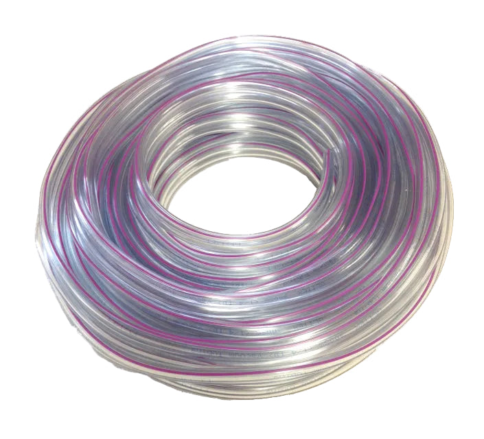 9/32 Twin Clear Tubing, Glitex 100' Roll