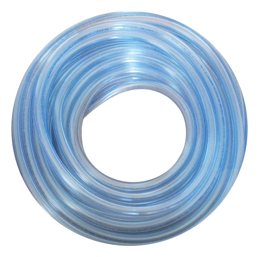 9/32" single CLEAR tubing, Glitex, 100' Roll